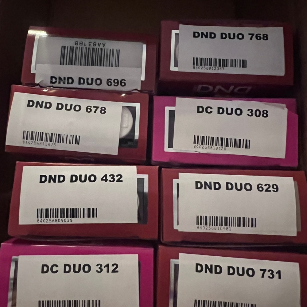 8 DND Duo Nail Polish Sets